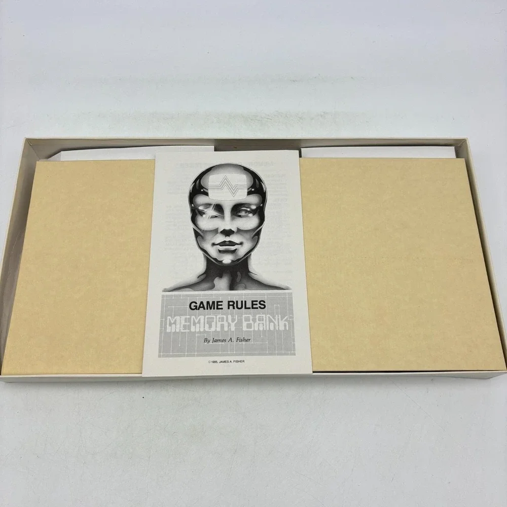 VINTAGE Memory Bank Game COMPLETE James A Fisher 1985 Challenges Family